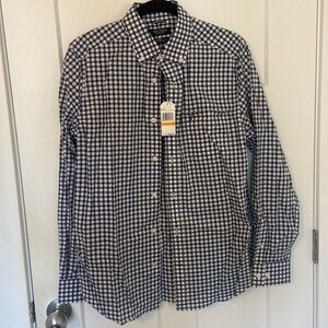 NWT Nautical Plaid Button Up